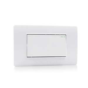 Interrupteur mural électrique américain standard, grand format, 1/2 groupe, 1 voie, panneau PC - Product Image 2