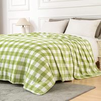 Plaid léger et portable en polaire tricotée 100 % polyester, super doux, imprimé, personnalisable, taille Queen, 1 plis, pour toutes les saisons