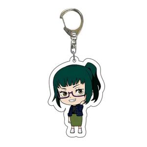 Hot Fashion Anime <span class=keywords><strong>Jujutsu</strong></span> <span class=keywords><strong>Kaisen</strong></span> portachiavi acrilico Cartoon Figure Yuji Itadori Kugisaki portachiavi per donna uomo borsa portachiavi per auto - Product Image 4