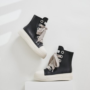Chaussures pour femmes personnalisées 2023 Nouveau design Baskets de marche montantes épaisses en dentelle épaisse pour femmes et dames Chaussures de sport Bottes - Product Image 6