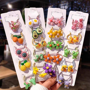 Hot Selling 10 Pieces/Kit Princess Kids Mini Decorative Tie Cord Cute <b>Elastic</b> Cartoon <b>Headband</b> Girl Baby Hairband - Product Image 1