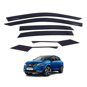 Pare-soleil en acrylique noir à injection automatique, design chromé ABS TXR, déflecteurs de fenêtre de voiture pour <span class=keywords><strong>Nissan</strong></span> <span class=keywords><strong>Qashqai</strong></span> 2023- - Product Image 5