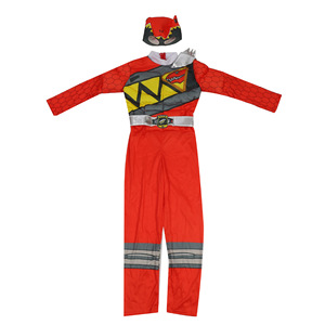 Bambini per Power <span class=keywords><strong>Rangers</strong></span> rosso Dino carica Cosplay tuta muscolare per la festa di carnevale di Halloween per i costumi Anime per bambini - Product Image 2