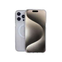 Coques de Téléphone Portable Magnétiques en Acrylique Transparent PC pour iPhone 11 12 13 14 15 16 Pro Max avec Charge Sans Fil