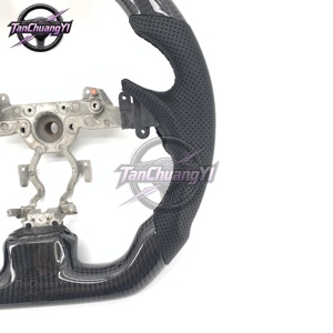 <span class=keywords><strong>Volant</strong></span> de voiture en fibre de carbone noire personnalisé, livraison rapide d'usine, pour Infiniti G37 <span class=keywords><strong>G27</strong></span> - Product Image 3