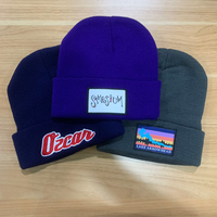 Bonnets d'hiver de haute qualité, 60 couleurs, broderie de logo personnalisé, bonnets en tricot d'hiver, style designer pour femmes, bonnet en tricot avec patch