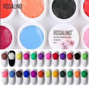 <span class=keywords><strong>Rosalind</strong></span> Oem, Logotipo Personalizado, Marca Privada, 24 Colores, 5ml, Gel de Patrones 3D para Tallar, Esmalte de Uñas en Gel UV/LED para Arte de Uñas y Belleza - Product Image 2