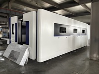 BLFD4020 Machine de découpe laser à fibre CNC entièrement fermée à double navette pour tôles d'acier au carbone et d'acier inoxydable