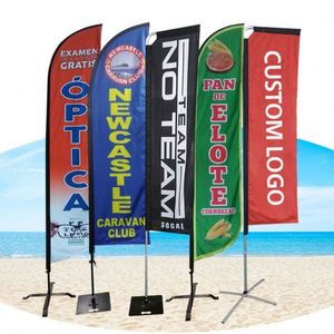 Entrega Rápida Personalizada, Bandera de Plumas con Diseño Personalizado Económico al por Mayor - Product Image 1