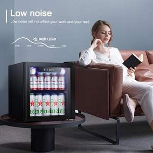 12 bouteilles 48 canettes de boissons réfrigérateur porte en verre pour boissons ou bière vin-<span class=keywords><strong>petit</strong></span> distributeur de boissons pour la maison, le bureau ou le bar - Product Image 3