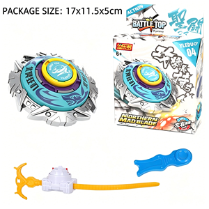Ensemble de <span class=keywords><strong>toupies</strong></span> de combat promotionnelles avec <span class=keywords><strong>lanceur</strong></span> et poignée de démarrage, pour les enfants de 2 à 7 ans - Product Image 1