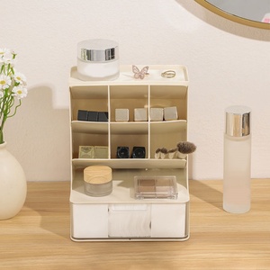 Plastic Drawer-Type Multi-Layer <b>Makeup</b> Brush <b>Box</b> Slanted Pen Holder Cosmetic <b>Makeup</b> Organizer for Dresser Bathroom Vanity - Product Image 6