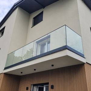 Barandillas <span class=keywords><strong>de</strong></span> Aluminio en Forma <span class=keywords><strong>de</strong></span> U <span class=keywords><strong>para</strong></span> Interiores <span class=keywords><strong>de</strong></span> Hoteles, Barandillas <span class=keywords><strong>para</strong></span> Escaleras, Pasamanos, Perfil en U y Barandillas <span class=keywords><strong>de</strong></span> Vidrio <span class=keywords><strong>para</strong></span> Terrazas Exteriores - Product Image 4