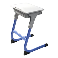 Ensemble bureau et chaise ergonomiques et durables pour élèves du primaire, idéal pour l'enseignement en classe