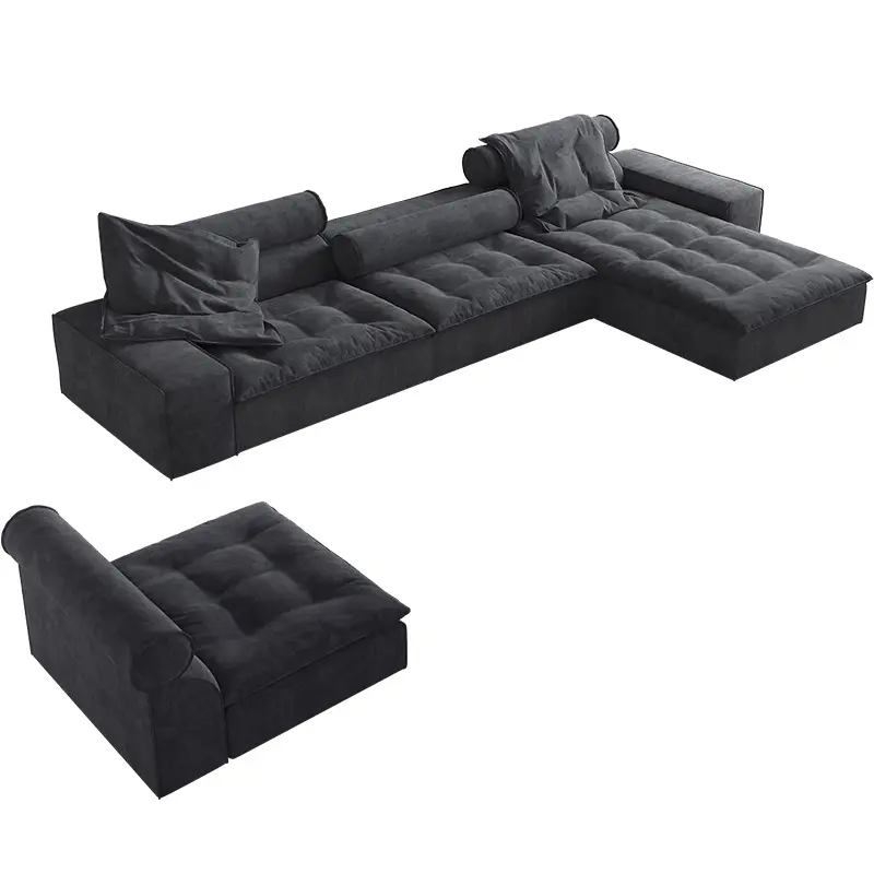 Ziemlich bequemes Sofa verwenden Öko-Leder gibt Gefühl wie in den Wolken weiches mehrfarbiges Sofa