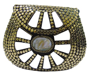 <b>Wedding</b> Evening <b>Clutch</b> Women <b>Clutch</b> Bag 2022 Hot Sale mop Popular gold Party Light Handbag Handmade Fashionable Style - Product Image 1