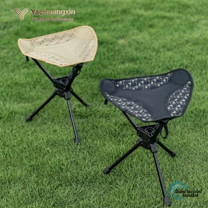 Mountain Wolf Outdoor Camping <b>Stool</b> Oxford Cloth <b>Folding</b> Seat <b>Portable</b> Tripod Design - Product Image 5