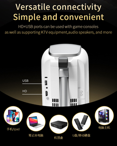 Feelwow 4k chiếu với 2.69 inch LCD 720P android13 và thông minh tự động ống kính 180ANSI LM - Product Image 4