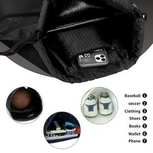 Custom Logo Promotional Polyester Drawstring Bag <b>Nylon</b> Fitness Room Basketball Shoes Beach <b>Backpack</b> Gym Sports <b>Backpack</b> Bag - Product Image 5