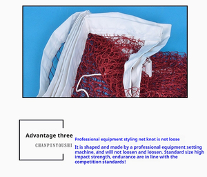 Factory Direct Customizable Polypropylene Polyester Badminton <strong>Net</strong> for Training Competition Convenient <strong>Standard</strong> Badminton <strong>Net</strong>