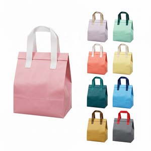 कस्टम थोक पर्यावरण के अनुकूल निविड़ अंधकार takeaway खाद्य वितरण के साथ ले जाने के लिए गैर बुना अछूता थर्मल दोपहर के भोजन के कूलर बैग लोगो - Product Image 1