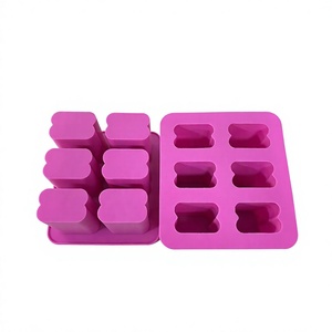 Nuevas Ideas, Molde de Silicona Rectangular Hecho a Mano con 6 Cavidades para Jabón/Helado/Cubitos de Hielo/Jabón para Bebés/Pasteles, Precio de Fábrica - Product Image 3