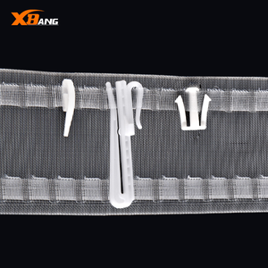 Crochet de rideau réglable de 8.5cm en gros Crochet de verrouillage de rideau Clip de ruban POM Crochet pour rideau S Wave Ruban transparent - Product Image 3