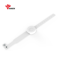 Bracelet connecté programmable OEM IoT, balise BLE, bracelet Eddystone iBeacon BLE pour les soins de santé