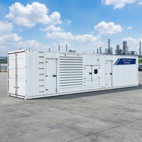 Générateur diesel Weichai de type conteneur à prix d'usine 1100kW 1375kVA ATS Démarrage automatique 50Hz/60Hz Solution d'alimentation de secours pour centre de données