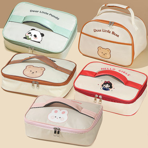 Cartoon Portable Insulated <b>Lunch</b> Bag Aluminum Foil Lining For Students Camping Meals - Product Image 1