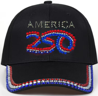 Casquette de campagne politique personnalisée en gros – Créez votre propre logo – Chapeau « Great Again » – Casquette rouge personnalisée pour élection présidentielle