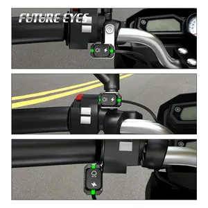 Будущее глаза F30-P оптом проводной выключатель подсветки DRL вспомогательные противотуманные светодиодные фары мотоцикла