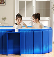 Baignoire pliable en PVC Blue Rhythm, grande capacité, écologique, spa portable à domicile