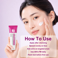 Crème éclaircissante OEM à marque privée à l'arbutine, TXA, niacinamide et glutathion pour unifier le teint et estomper les taches brunes