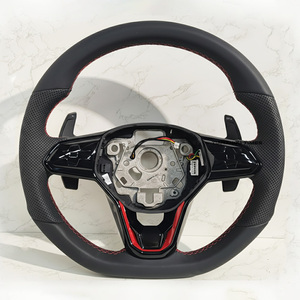 <span class=keywords><strong>Volante</strong></span> de cuero Premium directo de fábrica compatible con Volkswagen <span class=keywords><strong>Golf</strong></span> 4 5 6 6R 7 7R 7,5 8 <span class=keywords><strong>Mk5</strong></span> 6 7 Mk8 Polo Scirocco - Product Image 6
