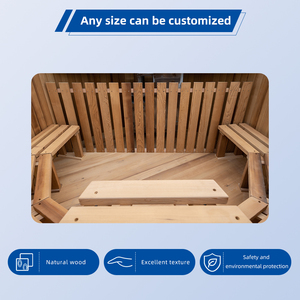 Alphasauna <span class=keywords><strong>Baignoire</strong></span> japonaise en bois portable, chauffe-eau à bois distinctif pour jardin et intérieur, le <span class=keywords><strong>plus</strong></span> petit modèle - Product Image 3