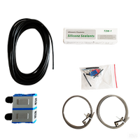 Débitmètre ultrasonique LoRaWAN à fixation murale, capteur de débit d'eau numérique pour système d'irrigation intelligent et système HVAC