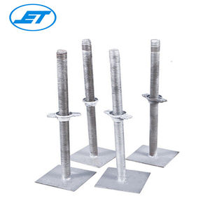 Support de base réglable pour échafaudage 600 mm, pièces de rechange gratuites, design contemporain, garantie 1 an, support technique en ligne pour hôtels et graphisme - Product Image 2