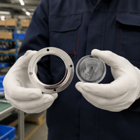Lentille optique en verre LED de 50 mm à 40 degrés, verre à haute transmission, lentille de collimateur de remplacement pour projecteur