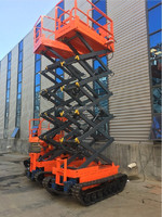 Plateforme élévatrice à ciseaux mobile sur chenilles Otis Europa 2000 avec porte latérale