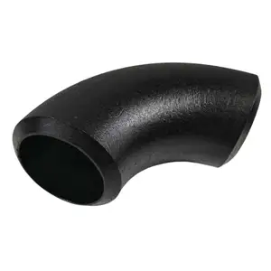 1/2" 21.3mm DN15 15A sch40 90 degree elbow pipe fitting long radius seamless P265GH EN10253 pipe elbow carbon steel