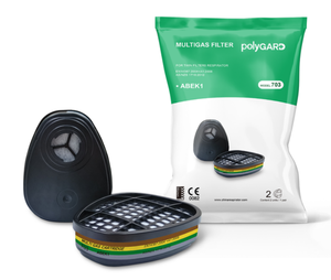 Filtres CE EN14387 A1 A1E1 ABEK1 pour la sécurité au travail avec cartouches de <span class=keywords><strong>masque</strong></span> facial, utilisation pour les respirateurs industriels chimiques et pétroliers. - Product Image 4