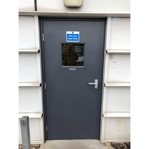 Tùy chỉnh an ninh không gỉ kim loại tốt nhập chống cháy cửa thương mại nội thất lửa đánh giá cửa thép - Product Image 1