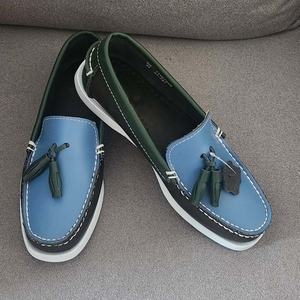 Mocassins à plateforme en cuir véritable avec logo personnalisé et pompon, <span class=keywords><strong>chaussures</strong></span> de conduite à enfiler, <span class=keywords><strong>chaussures</strong></span> <span class=keywords><strong>bateau</strong></span> pour hommes et unisexe, <span class=keywords><strong>chaussures</strong></span> pieds nus, <span class=keywords><strong>Chaussures</strong></span> <span class=keywords><strong>Homme</strong></span> - Product Image 6