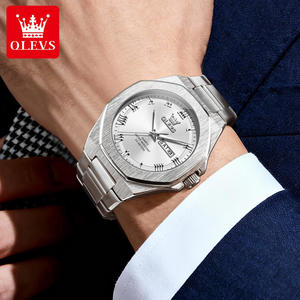   Reloj de Hombre de Cuarzo con Calendario, Luminoso, Impermeable, de Negocios, Clásico, de Lujo, con Logotipo Personalizado OEM 3727, el Más Vendido - Product Image 4
