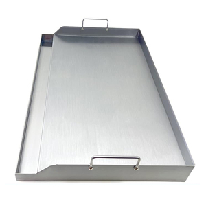 Piastra di Cottura Universale in Acciaio Inox 25x16 Pollici per Barbecue con 2 Manici per la Maggior Parte delle Griglie a Gas - Product Image 5