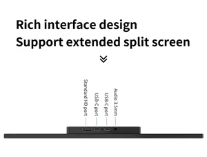 15.6 Inch 4K OLED 1ms 100% DCI-P3 Heat Resistant Touch Screen Industrial Display Security CCTV Monitor Medical Grade Monitor