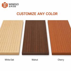 Panneaux acoustiques perforés Art Déco insonorisés WINEGO, placage mélaminé, <span class=keywords><strong>panneau</strong></span> acoustique mural <span class=keywords><strong>perforé</strong></span> pour plafond acoustique - Product Image 2