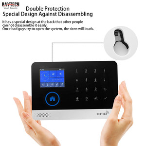 Daytech-Sistema de seguridad para el hogar, alarma GSM, <span class=keywords><strong>WiFi</strong></span>, control por aplicación Tuya, para el hogar/fábrica/almacén - Product Image 3