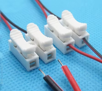 Conectores de cable de resorte CH2 de nailon 5A 3P 5 pines, conector rápido, bloque de terminales de abrazadera para cable eléctrico
